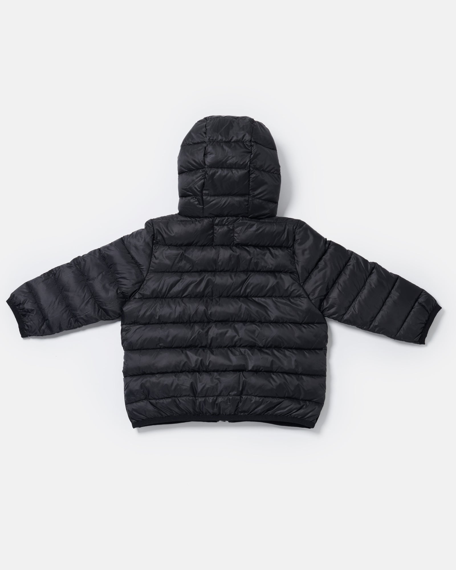 Roll Me Up Puffer-Black