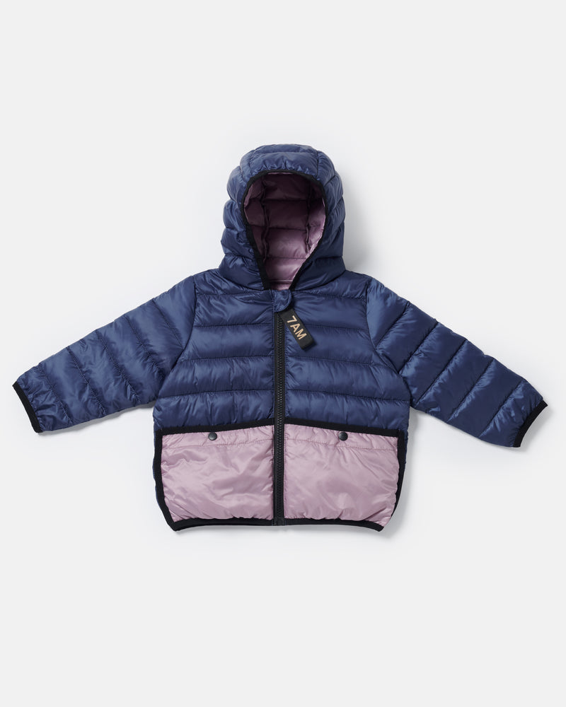 Roll Me Puffer-Mystic Blue Lilac