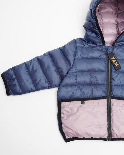 Roll Me Puffer-Mystic Blue Lilac - Twinkle Twinkle Little One
