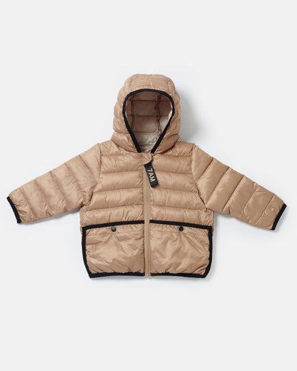 Roll Me Puffer-Tan Ecru - Twinkle Twinkle Little One