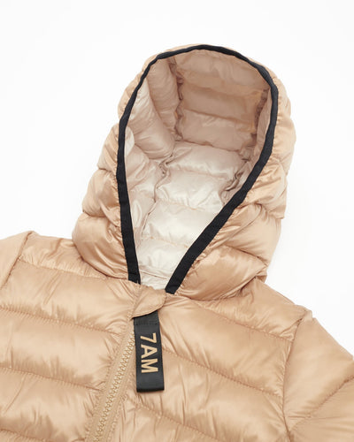 Roll Me Puffer-Tan Ecru - Twinkle Twinkle Little One