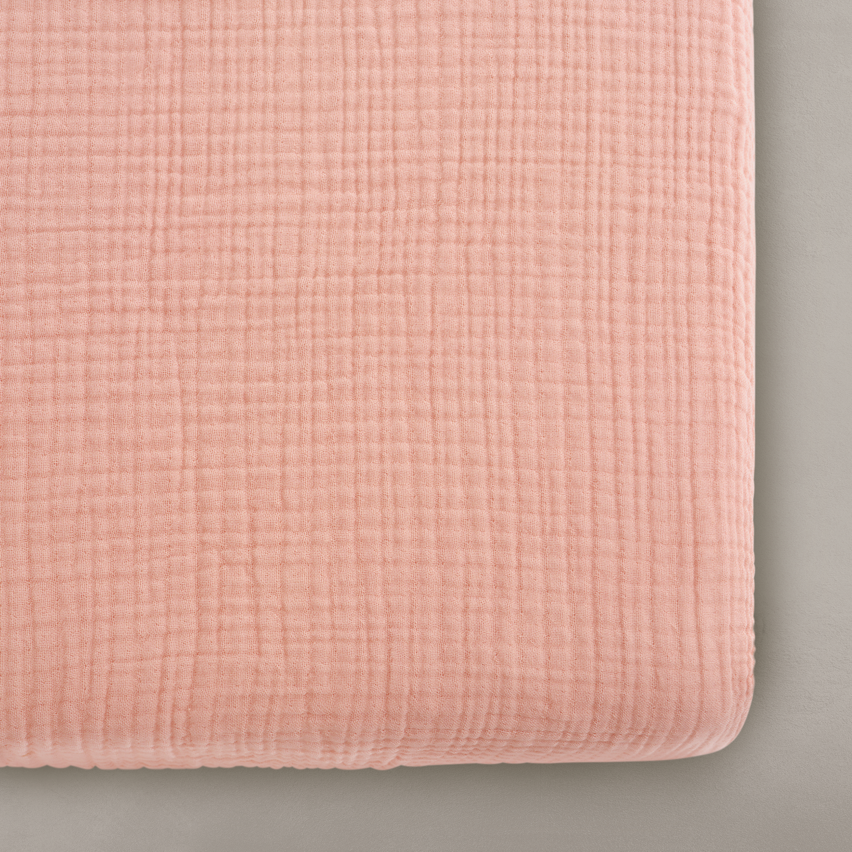 'Rosette' Pink Premium Muslin Crib Sheet - Twinkle Twinkle Little One