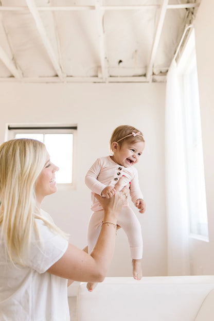 Lou Lou & Company Rosie Ribbed Top, Bottoms + Headband Set - Twinkle Twinkle Little One