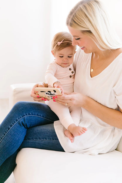 Lou Lou & Company Rosie Ribbed Top, Bottoms + Headband Set - Twinkle Twinkle Little One