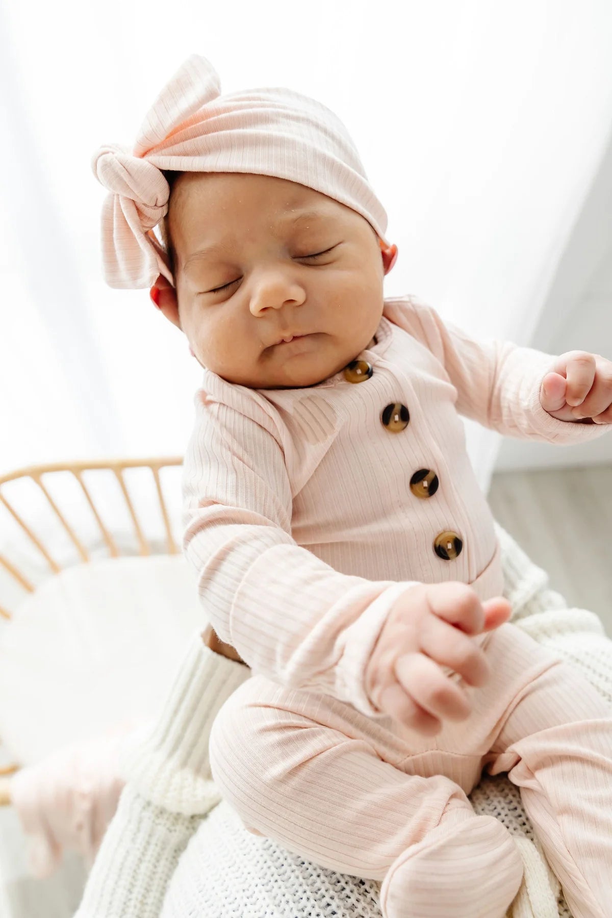 Lou Lou & Company Rosie Ribbed Top, Bottoms + Headband Set - Twinkle Twinkle Little One