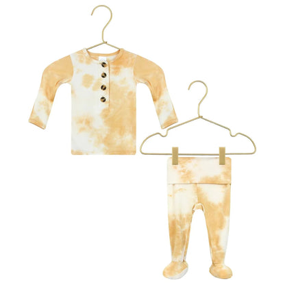 Royce Top, Bottom & Top Knot Hat Set - Twinkle Twinkle Little One