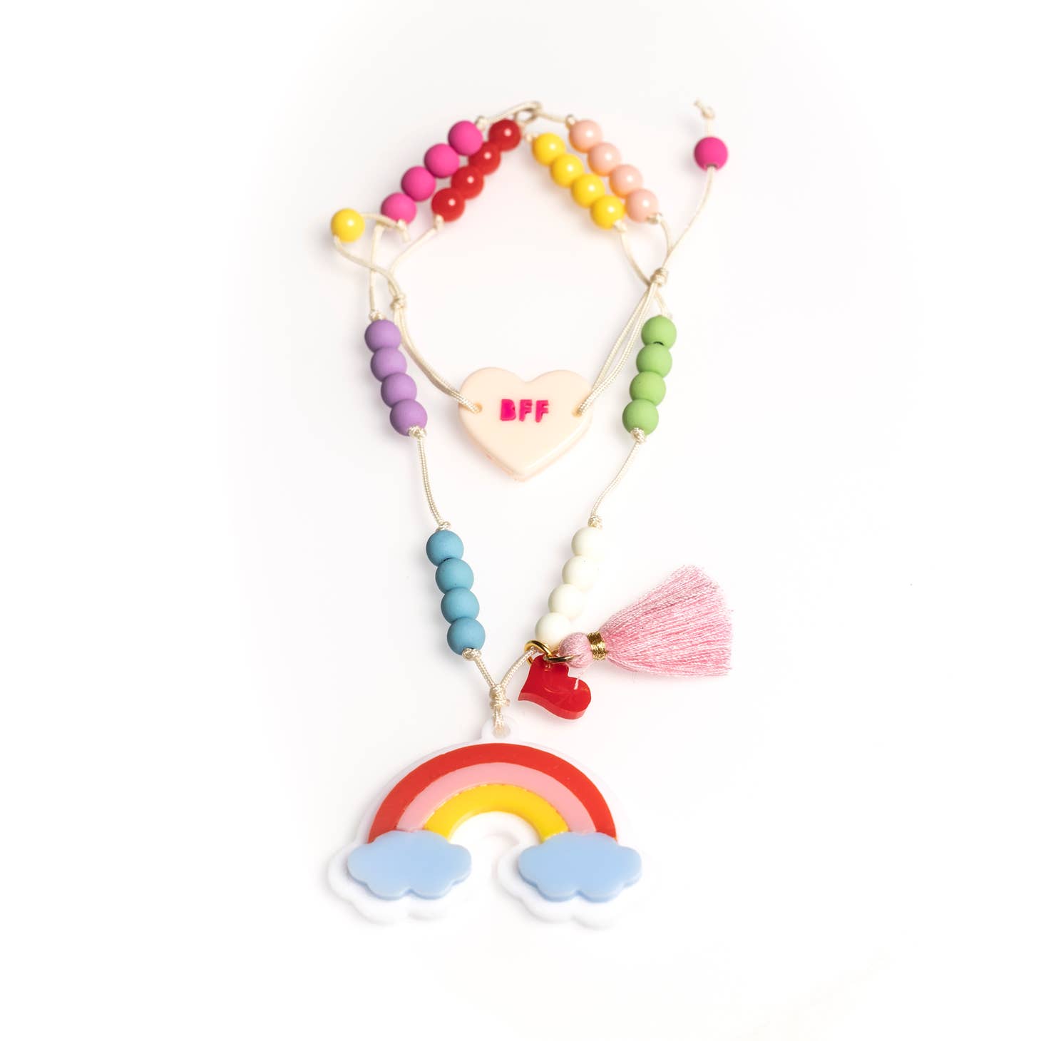 Rainbow Bead Mix Necklace - Twinkle Twinkle Little One