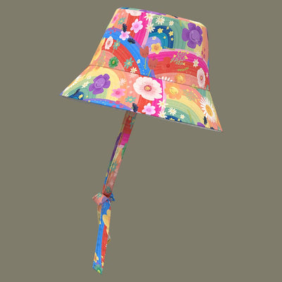 Rainbow Flowers Bucket Hat - Twinkle Twinkle Little One
