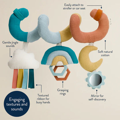 Bitzy Bespoke™ Itzy Bitzy Spiral Car Seat Activity Toy - Twinkle Twinkle Little One