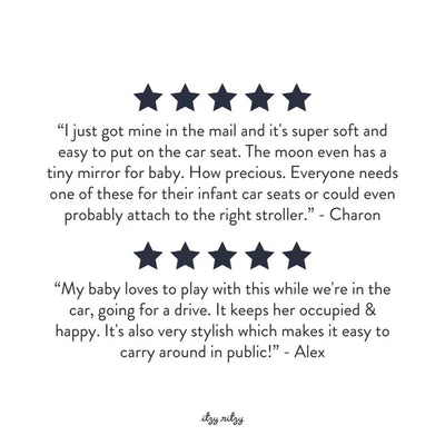 Bitzy Bespoke™ Itzy Bitzy Spiral Car Seat Activity Toy - Twinkle Twinkle Little One