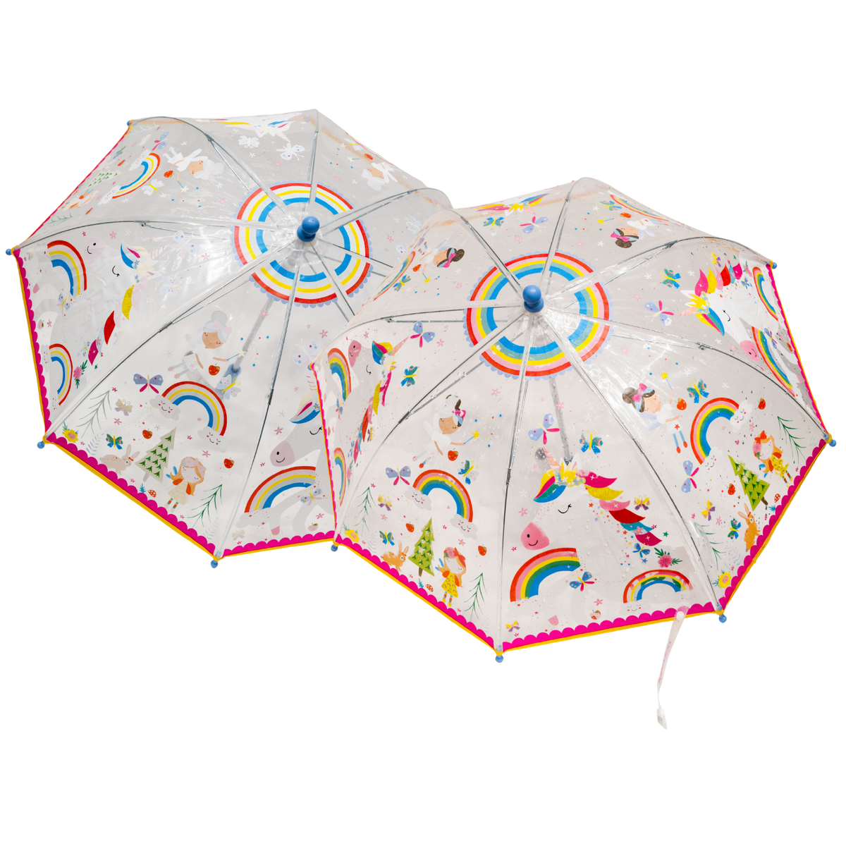 Rainbow Fairy Transparent Colour Changing Umbrella image 1