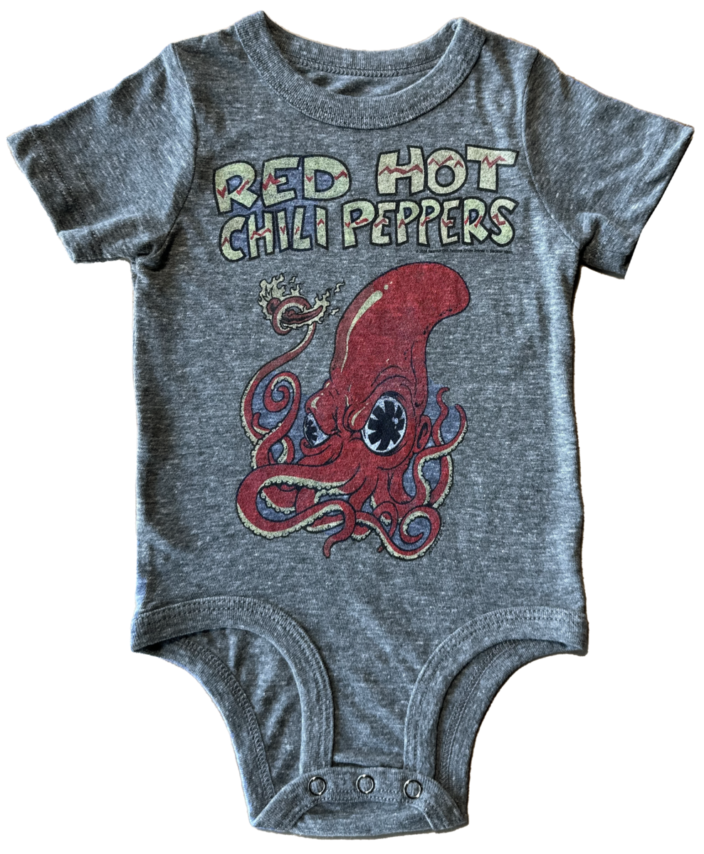 Red Hot Chili Peppers Tri-Blend Simple Onesie - Twinkle Twinkle Little One