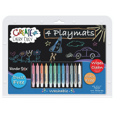 Reusable Playmat Kit with Wonder Stix (4 pc set)