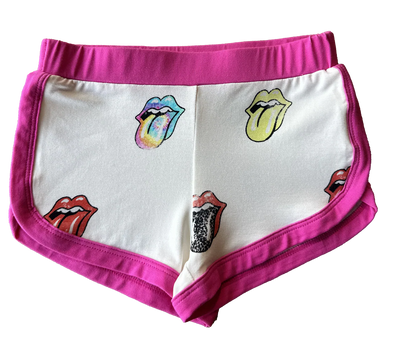 Rolling Stones Pookie Short Set - Pink
