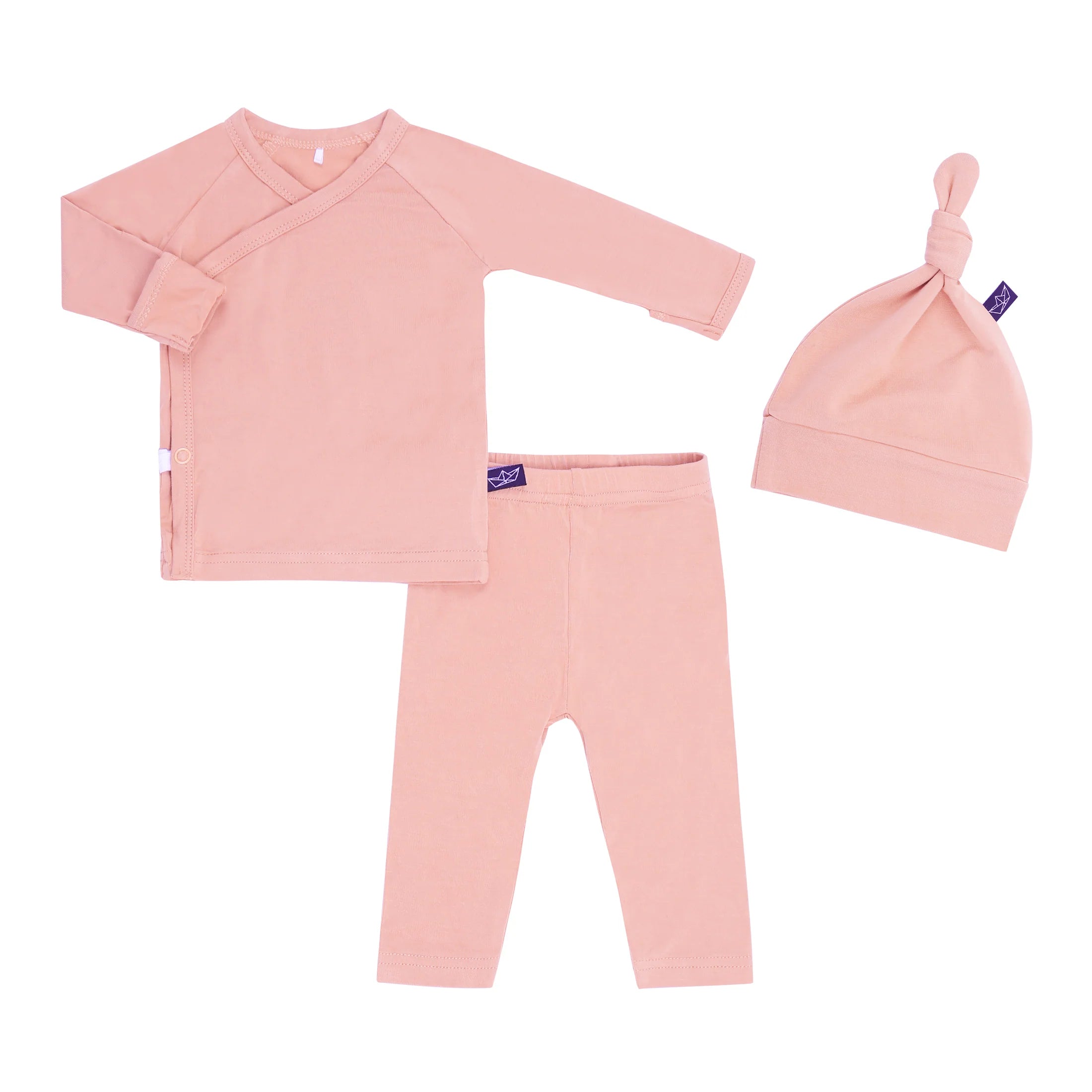 Rose Bamboo 3 Piece Take Me Home Set - NB - Twinkle Twinkle Little One