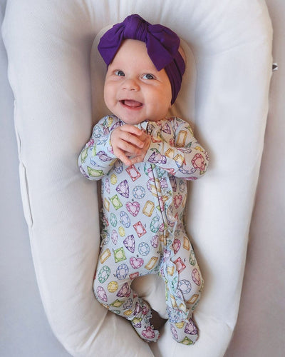 Ruby Ruffled Zippered Footie - Twinkle Twinkle Little One