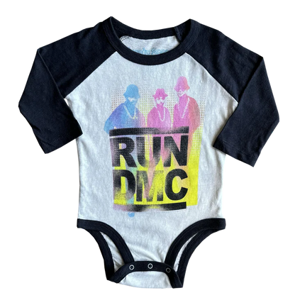 Run DMC Recycled Raglan Onesie - Twinkle Twinkle Little One