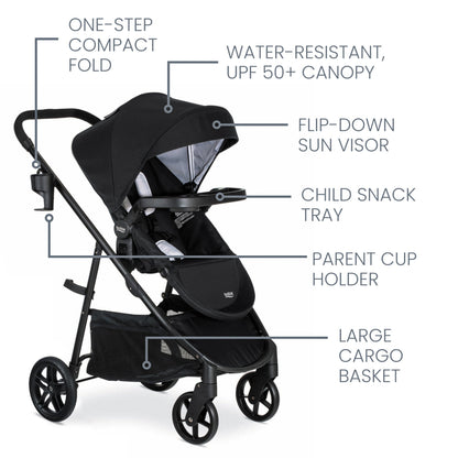 Britax Willow Brook Travel System - Twinkle Twinkle Little One