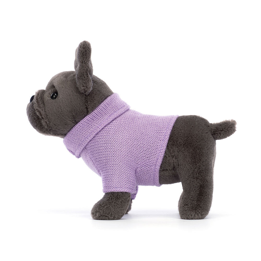 Sweater French Bulldog Purple - 0