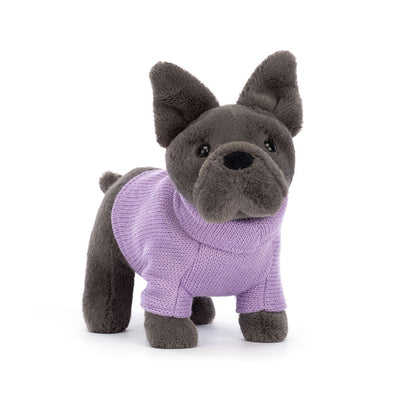 Sweater French Bulldog Purple - Twinkle Twinkle Little One