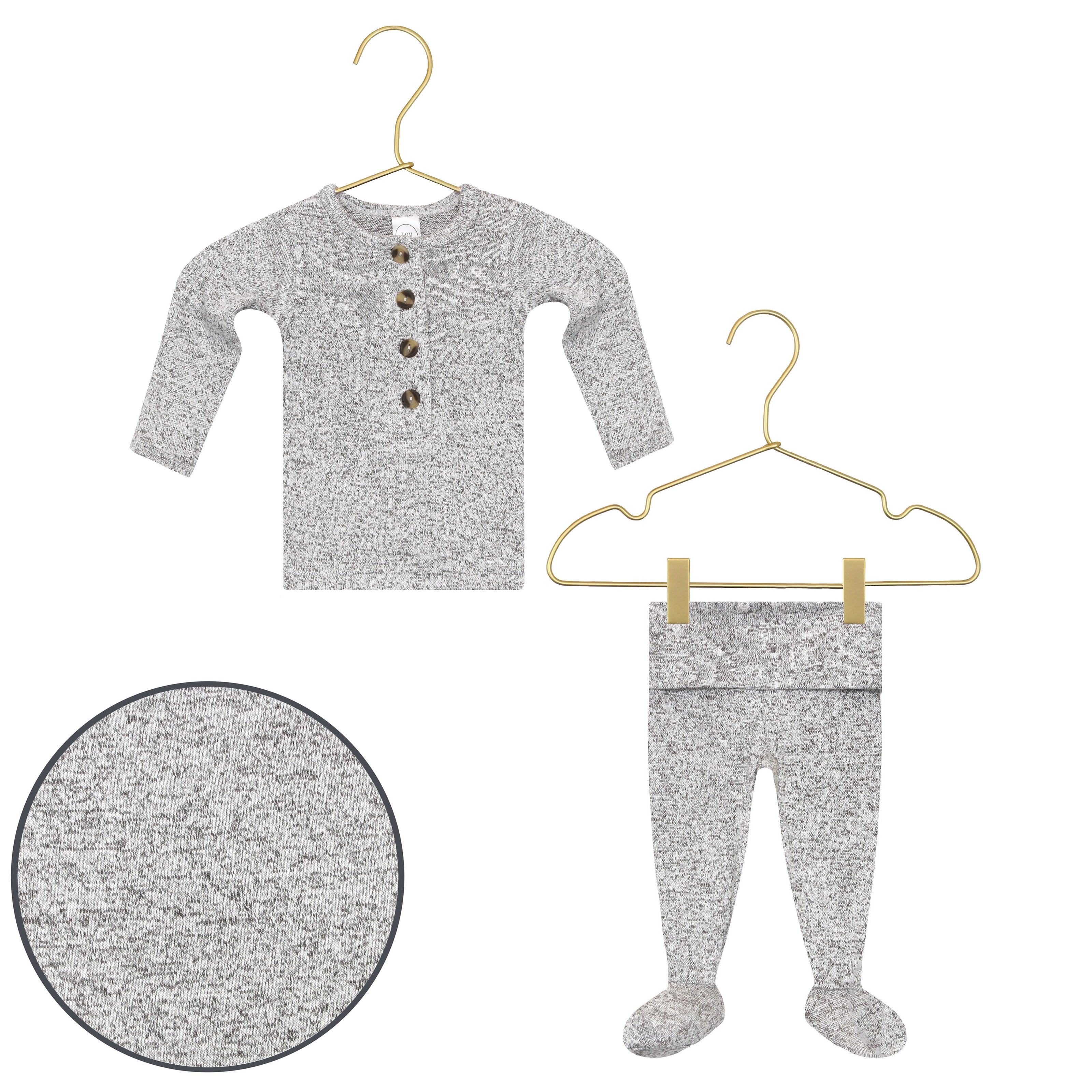 Lou Lou & Company Sam Plush Top, Bottoms + Hat Set