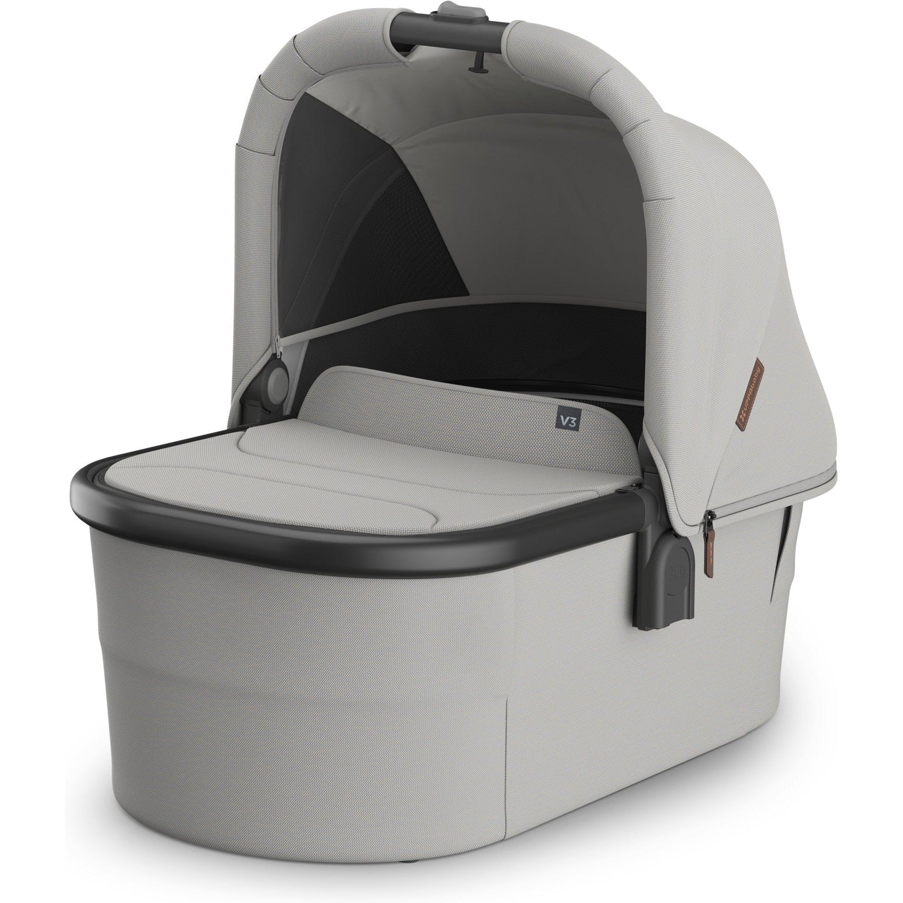 Buy savannah-pearl-gray-jacquard-carbon-frame UPPAbaby Bassinet V3 for Vista, Cruz, Ridge &amp; Minu