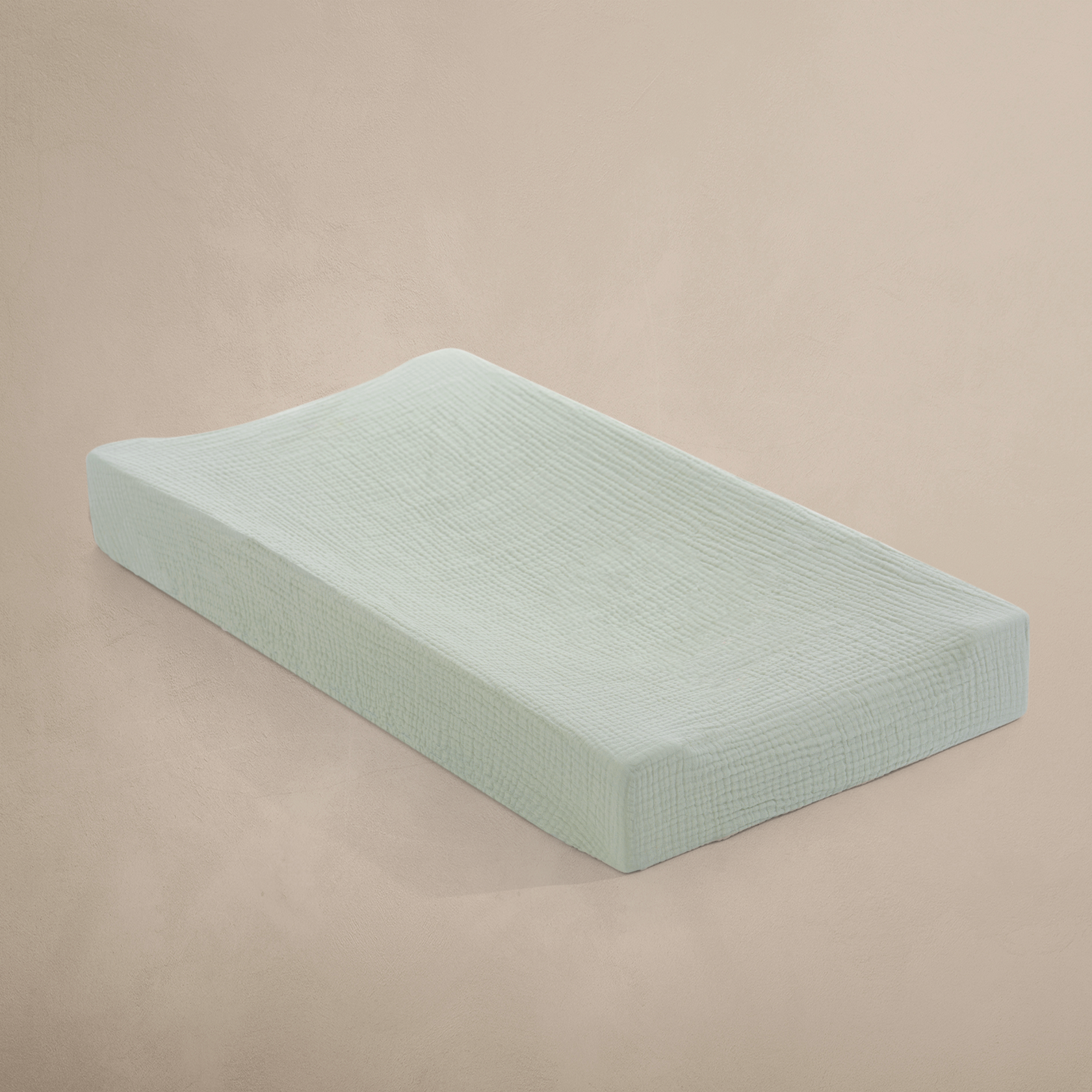 'Sea Moss' Sage Green Changing Pad Cover - Twinkle Twinkle Little One