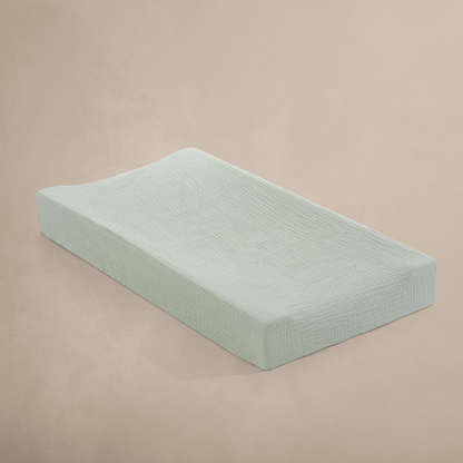 'Sea Moss' Sage Green Changing Pad Cover - Twinkle Twinkle Little One