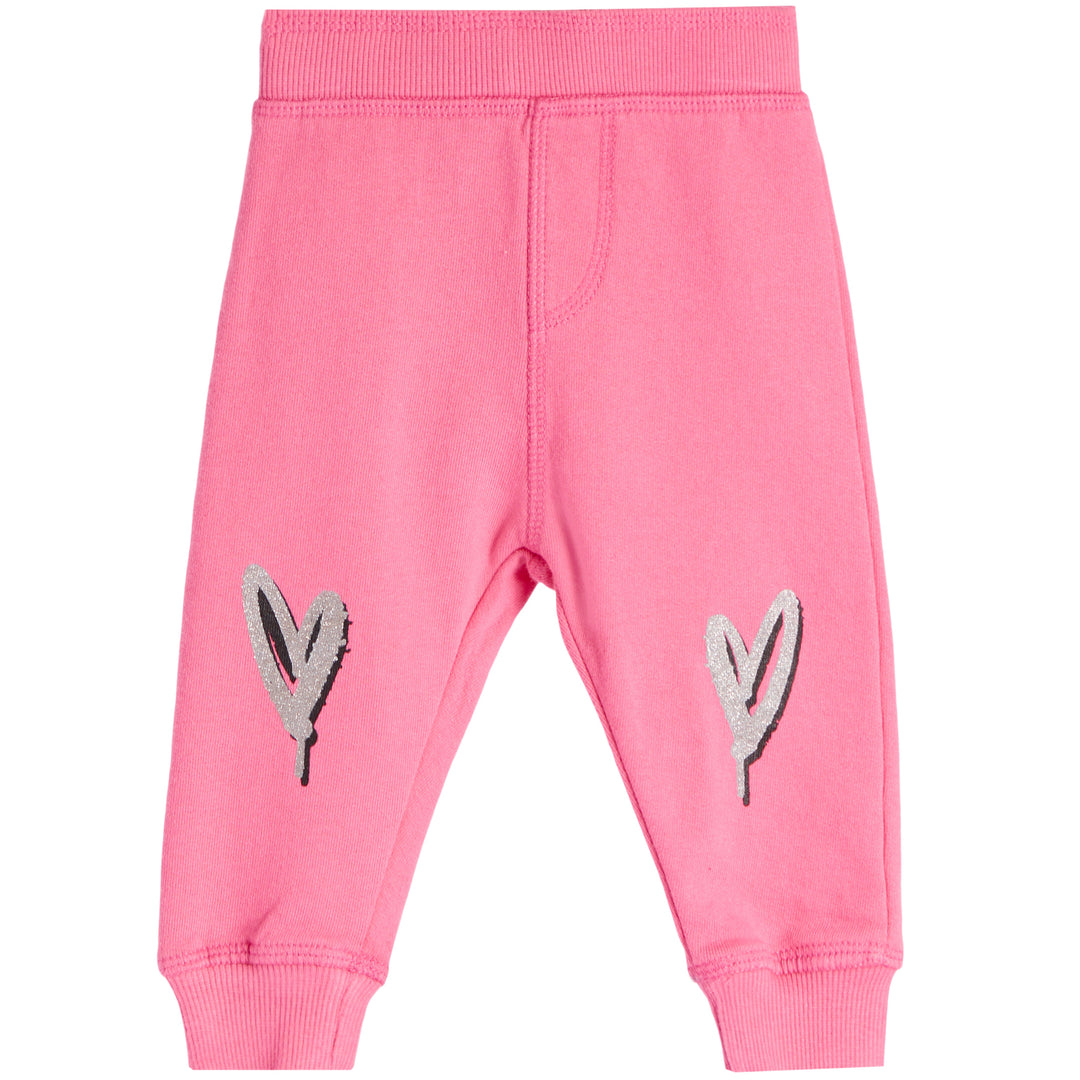 Love Long Sleeve Tee & Pant Set - Pink