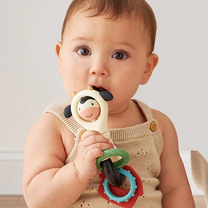 Itzy Spinner™ Rattle - Cow - Twinkle Twinkle Little One
