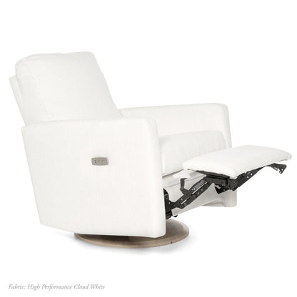 Oilo Drew Recliner + Swivel Nursery Glider
