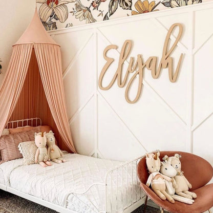 Sugar + Maple Personalized Wood Name Sign - Twinkle Twinkle Little One