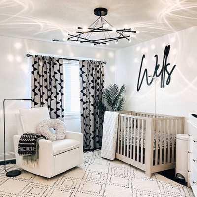 Sugar + Maple Personalized Wood Name Sign - Twinkle Twinkle Little One