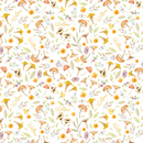 Sugar + Maple Plush Minky Fleece Personalized Blanket | Whimsical Mushroom - Twinkle Twinkle Little One