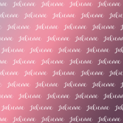 Sugar + Maple Plush Minky Fleece Personalized Blanket | Princess Ombre - Twinkle Twinkle Little One