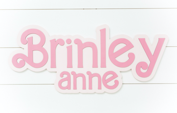 Sugar + Maple Personalized Bubble Wood Sign | Doll - Twinkle Twinkle Little One