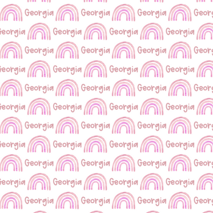 Sugar + Maple Personalized Bib | Rainbow - Twinkle Twinkle Little One