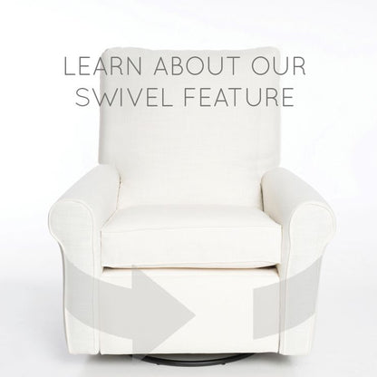 Oilo Orly Recliner + Swivel Nursery Glider