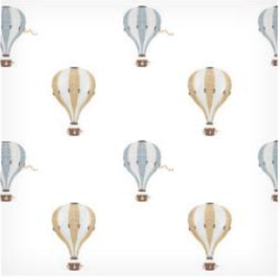 Lulujo Cotton Swaddles - Hot Air Balloons & Clouds - Twinkle Twinkle Little One