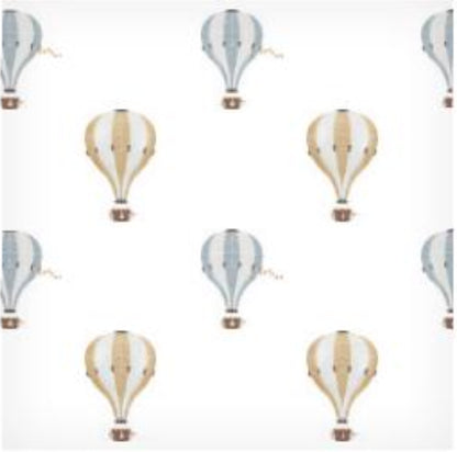 Lulujo Cotton Swaddles - Hot Air Balloons & Clouds - Twinkle Twinkle Little One