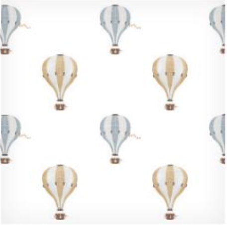 Lulujo Cotton Swaddles - Hot Air Balloons & Clouds - Twinkle Twinkle Little One