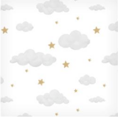 Lulujo Cotton Swaddles - Hot Air Balloons & Clouds - Twinkle Twinkle Little One