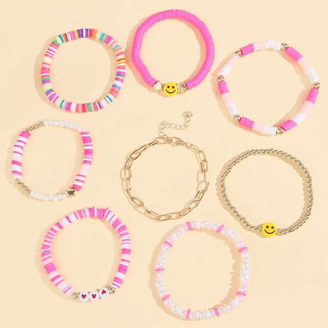 Smiley Colorful Fun Bracelet Set - Twinkle Twinkle Little One