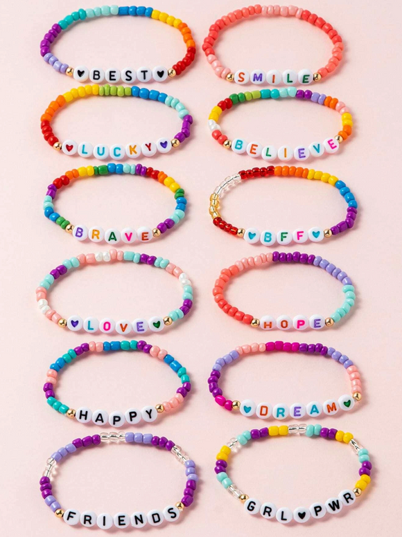 Colorful Word Bracelet - Twinkle Twinkle Little One