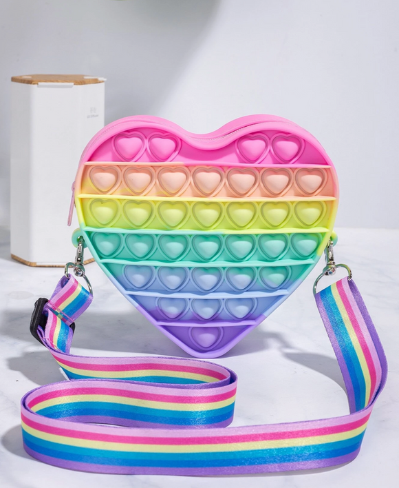 Mini Heart Pop It Purse - Twinkle Twinkle Little One