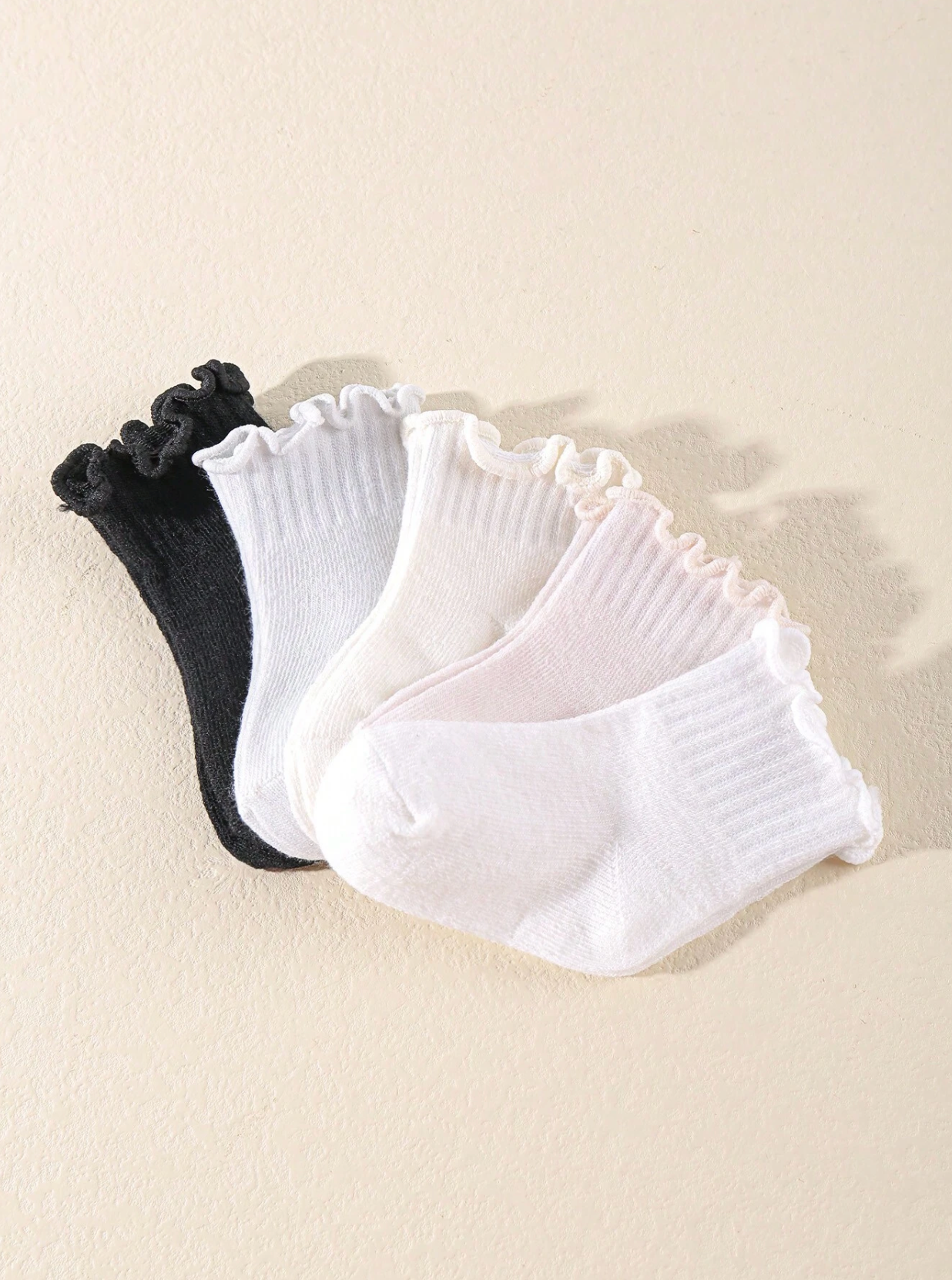 Floral Cuff Baby Socks - Twinkle Twinkle Little One
