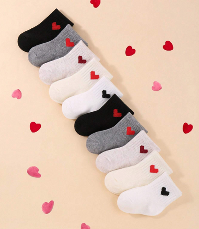 Baby Heart Crew Socks - Twinkle Twinkle Little One