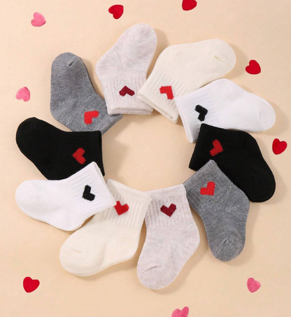 Baby Heart Crew Socks - Twinkle Twinkle Little One