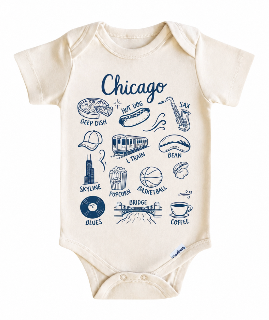 Chicago Baby Onesie