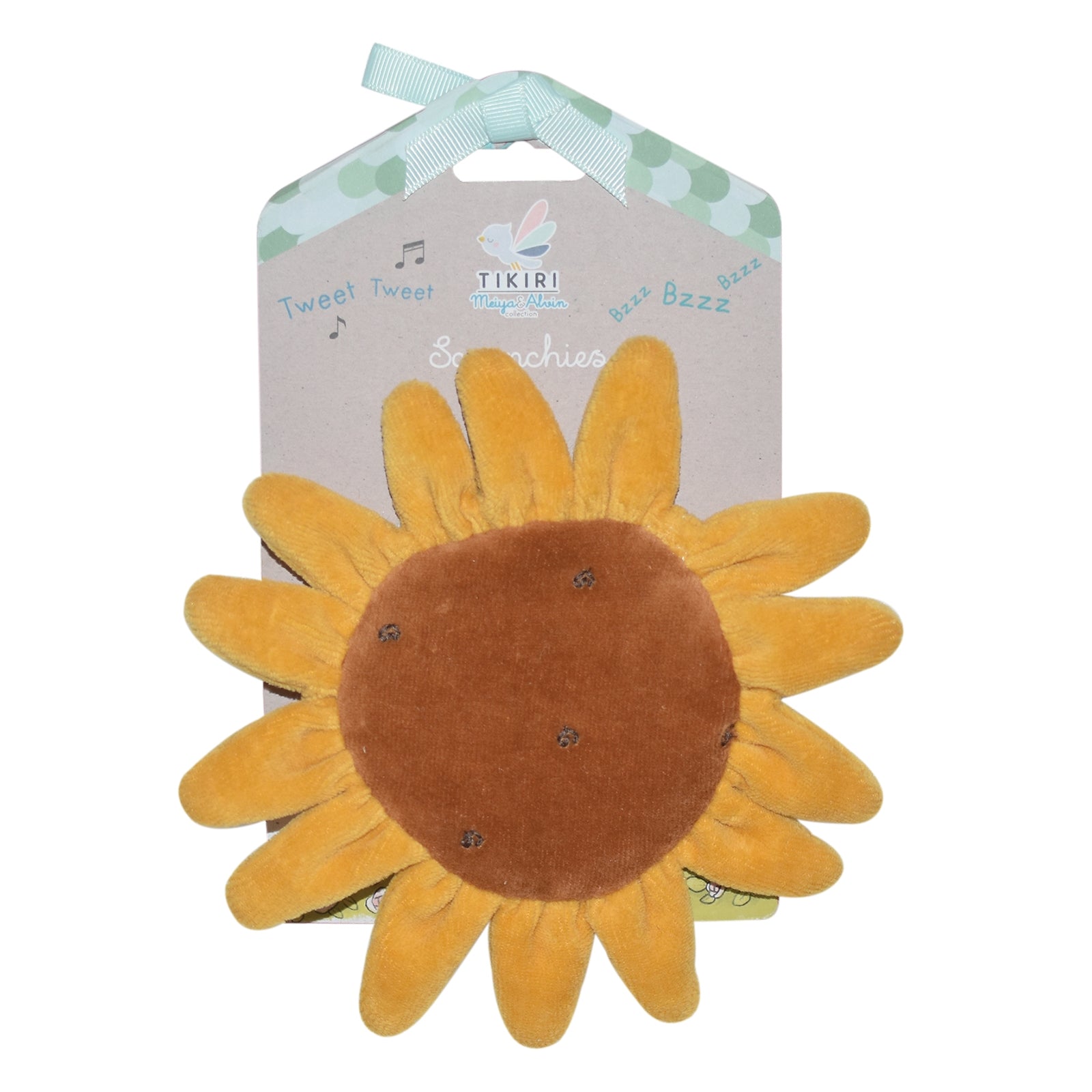 Scrunchie Sunflower with Crinkle - Twinkle Twinkle Little One
